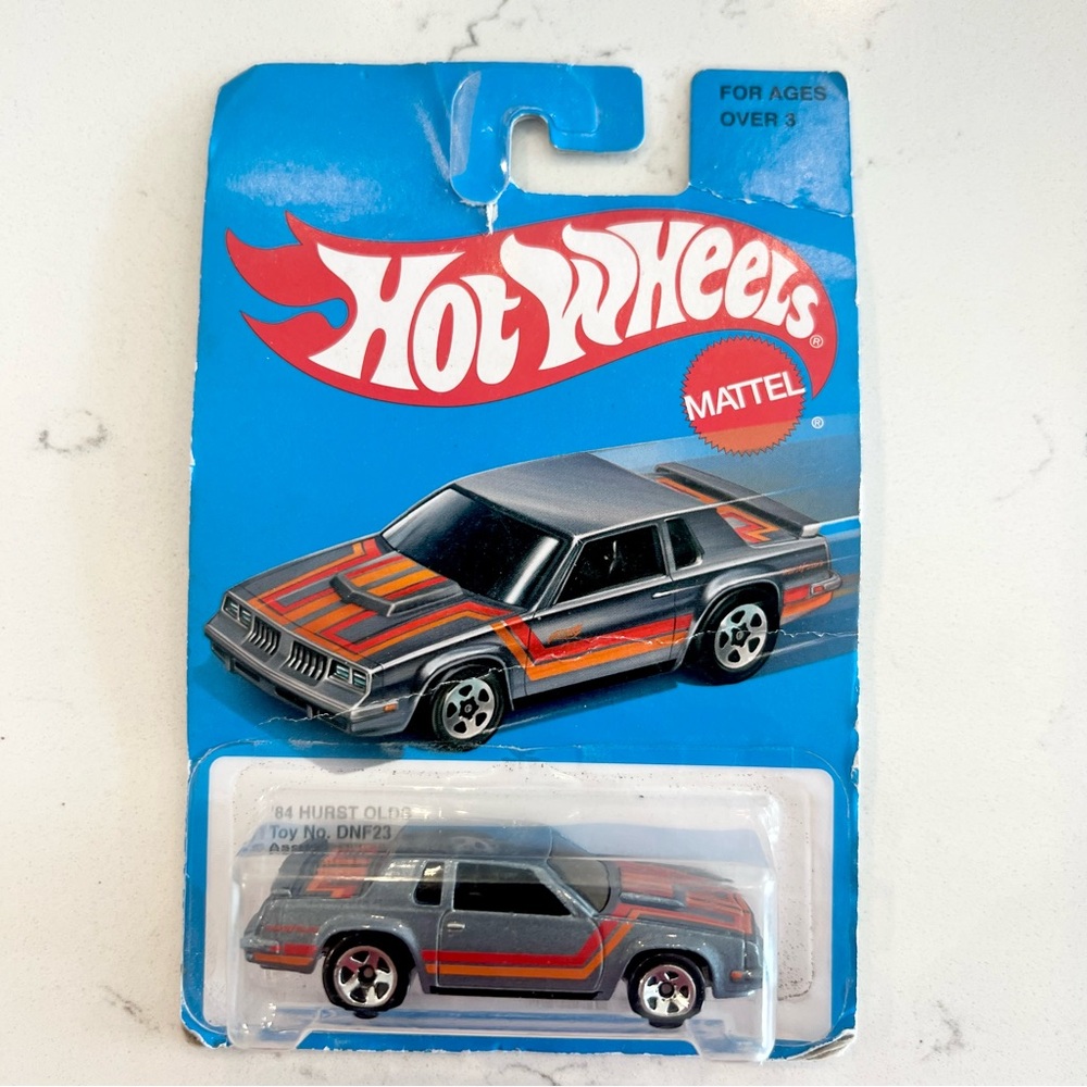 Hot Wheels 84 Hurst Olds Die-Cast Car - Black and Red